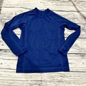 Lands' End Navy Long Sleeve Rashguard Unisex Size 8